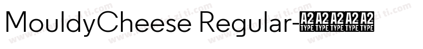 MouldyCheese Regular字体转换